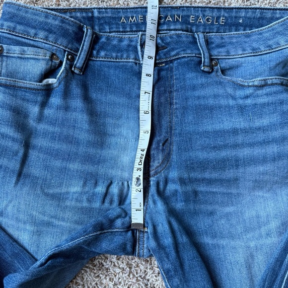 American Eagle Jeans Mens 32x34 Blue Medium Wash Ne(x)t Level AirFlex Slim - Picture 8 of 13
